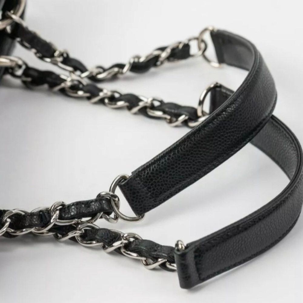 **SOLD** Chanel Black Caviar GST Tote Authentic - Picture 9 of 10